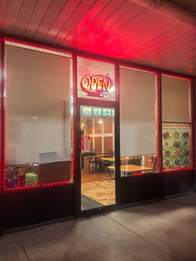 Food from King Star Chinese Restaurant