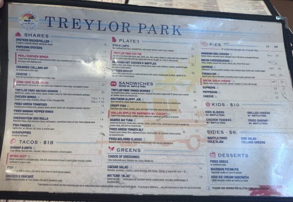 Menu photo 1 Treylor Park - Beach Party Tybee Island, GA Menu photo 1 Treylor Park - Beach Party Tybee Island, GA
