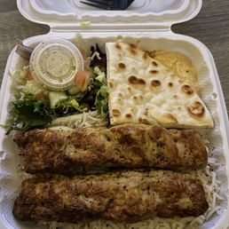 Chicken Kofta Kebob Plate Chicken Kofta Kebob Plate