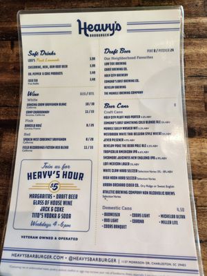 Menu photo 7 Heavy’s Barburger Charleston, SC Menu photo 7 Heavy’s Barburger Charleston, SC