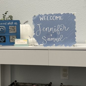 Abundant Life Chiropractic - Personalized welcome sign for our consultation! - Chiropractors Near Me - Rancho Cucamonga, California