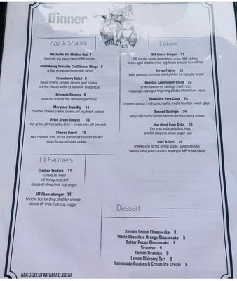 Menu photo 3 Maggie's Farm Baltimore, MD