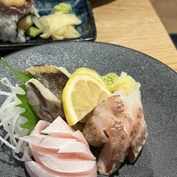 Gake Sushi & Lounge - Saba & Hamachi & Madai sashimi - Japanese Near Me - Vancouver, British Columbia
