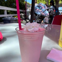 Strawberry shake! Strawberry shake!