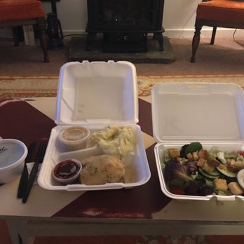 Joe's Rusty Nail - Dinner special tonight. Stuffed chicken breast, mashed potatoes, broccoli, salad and bread. Not a bad deal. - American Near Me - Bellevue, Pennsylvania