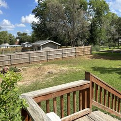 Texas Hill Country Trees - Final. Neighbor's shed unscathed!!