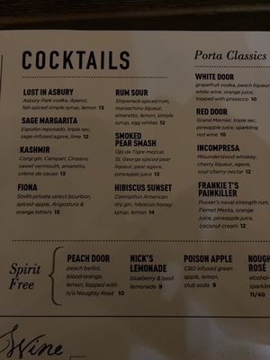 Menu photo 6 Porta Montclair Montclair, NJ