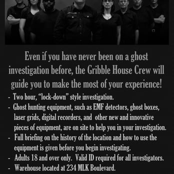 Gribble House Paranormal Experience - Rack Card - Tours Near Me - Savannah, Georgia Gribble House Paranormal Experience - Rack Card - Tours Near Me - Savannah, Georgia