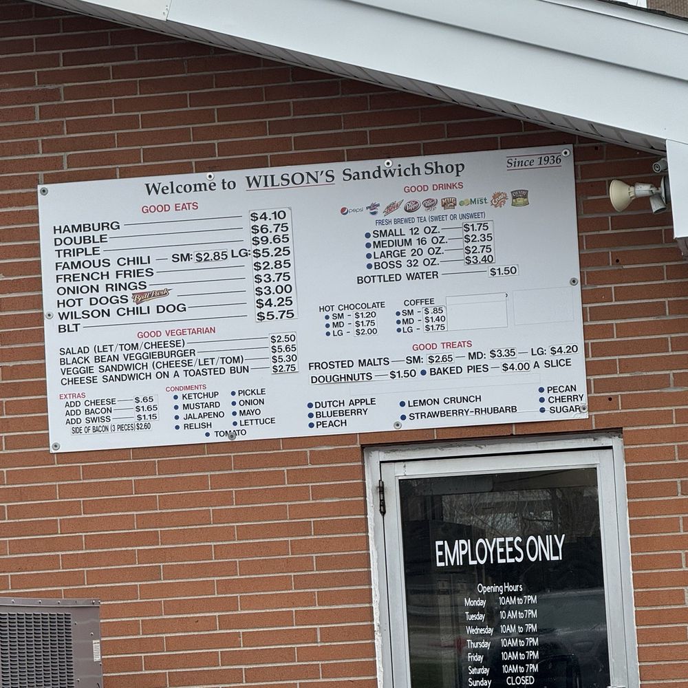 Wilson's Sandwich Shop - Menu 11/15/25 - Sandwiches Near Me - Findlay, Ohio Wilson's Sandwich Shop - Menu 11/15/25 - Sandwiches Near Me - Findlay, Ohio