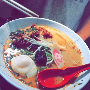Sera's Ramen Enclave - Bf ordered his favorite tonkatsu ramen except this pork meat was a lot different from what we're used to but still really tasty! - Ramen Near Me - Denver, Colorado