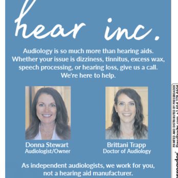 Hear - The Hear Inc ad from the Times Colonist - Hearing Aid Providers Near Me - Brentwood Bay, British Columbia Hear - The Hear Inc ad from the Times Colonist - Hearing Aid Providers Near Me - Brentwood Bay, British Columbia