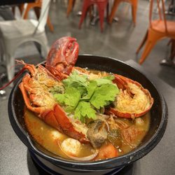 Thai Boat Noodles By LC - Signature Lobster Boat Noodles with whole lobster -Tom Yum Lobster Soup base-Medium