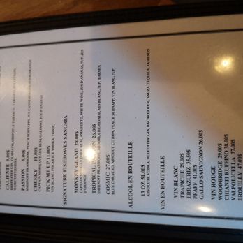 La Grosse - the menu of a restaurant - Brasseries Near Me - Montreal, Quebec La Grosse - the menu of a restaurant - Brasseries Near Me - Montreal, Quebec