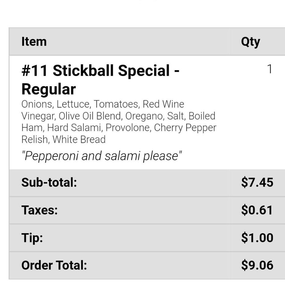 A 2nd receipt and the got it wrong again. A 2nd receipt and the got it wrong again.