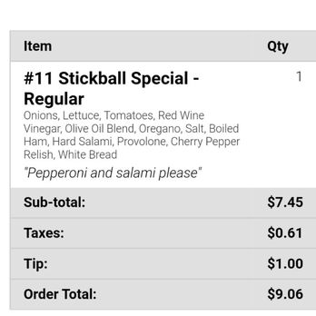 Jersey Mike's Subs - A 2nd receipt and the got it wrong again. - Fast Food Near Me - El Paso, Texas Jersey Mike's Subs - A 2nd receipt and the got it wrong again. - Fast Food Near Me - El Paso, Texas