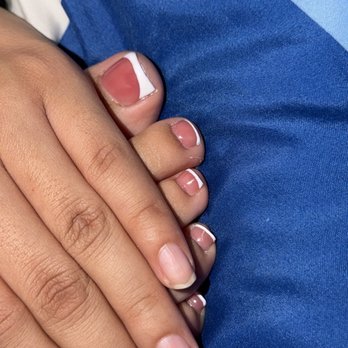 Bloom Nails Spa - Big toe base color so much darker then the rest of toes. - Nail Salons Near Me - Colton, California Bloom Nails Spa - Big toe base color so much darker then the rest of toes. - Nail Salons Near Me - Colton, California