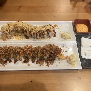 Sushi Box - Spicy T Crunch Roll and Lion King Roll - Sushi Bars Near Me - Allen, Texas