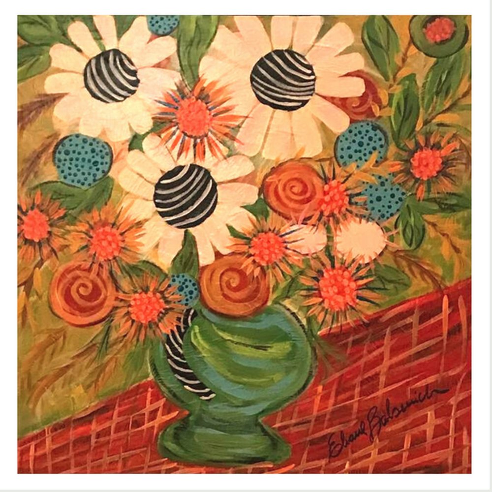 Blue Sky Art Gallery - Art by Eliane Balsewich - Nativa Brazil - Art Galleries Near Me - Santa Fe, New Mexico