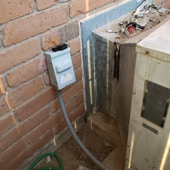 Buzzelli Air - Old box that wasn't even on correctly from previous company. - Heating & Air Conditioning/HVAC Near Me - Mesa, Arizona