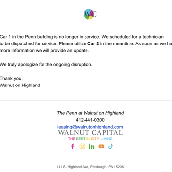 Walnut on Highland - Elevators Constantly Broken - Walk Up 5 Stories! - Apartments Near Me - Pittsburgh, Pennsylvania