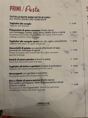 Menu photo 2 Nando Bellagio, CO