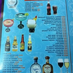 La Palapa - Menu