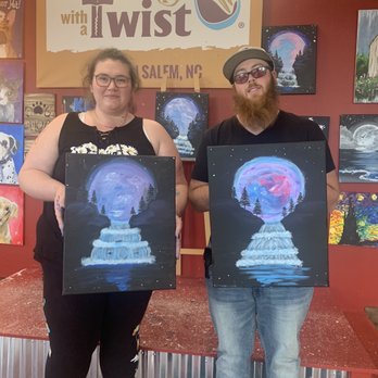 Painting with a Twist - Class painting - Paint & Sip Near Me - Winston-Salem, North Carolina