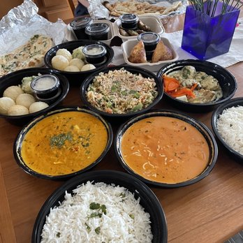 Cafe Namasthe - Butter Naan, Garlic Naan, Pani Puri (5 pcs), Vegetable Fried Rice, Malai Kabob, Paneer Tikka Masala, Butter Chicken - Desserts Near Me - Lehi, Utah Cafe Namasthe - Butter Naan, Garlic Naan, Pani Puri (5 pcs), Vegetable Fried Rice, Malai Kabob, Paneer Tikka Masala, Butter Chicken - Desserts Near Me - Lehi, Utah