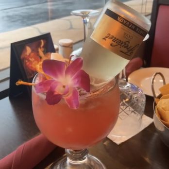 Flaming Margaritas - Strawberry champagne margarita - Mexican Near Me - Branson, Missouri