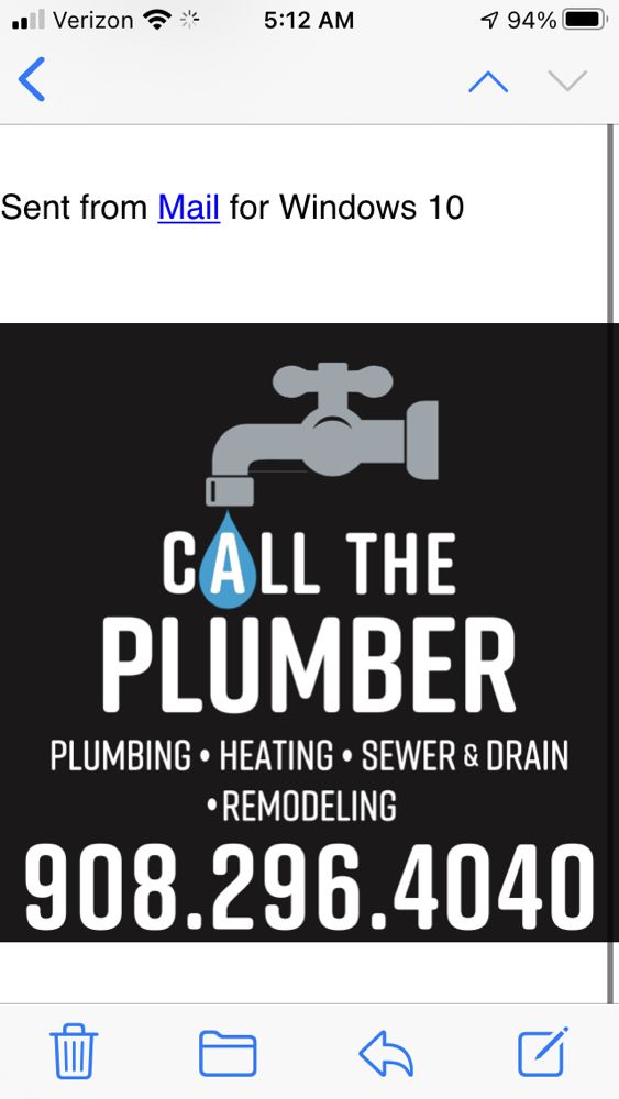 Slide of Call The Plumber
