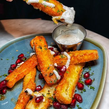 Lady Blue - Halloumi fries - Cocktail Bars Near Me - New York, New York Lady Blue - Halloumi fries - Cocktail Bars Near Me - New York, New York