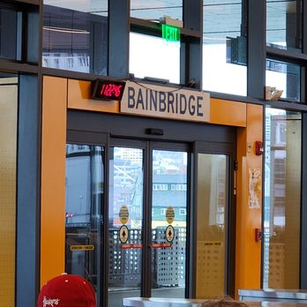 Bainbridge Island Ferry - Waterfront terminal. - Ferries Near Me - Seattle, Washington