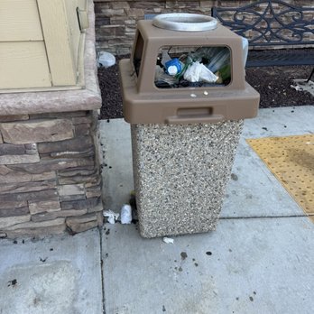 Lin's Grand Buffet - Right at entrance/exit with overflowing trash and diapers. - Sushi Bars Near Me - Murrieta, California