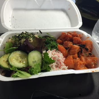 Poke District - 1/2 n  1/2 with lava sauce - Seafood Near Me - Orange, California
