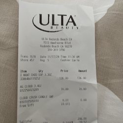 Ulta Beauty - I want choo