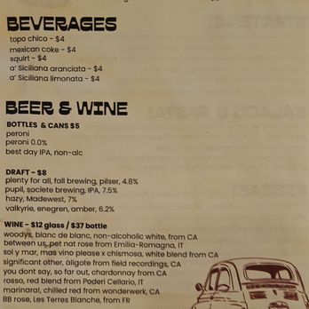 Love Letters Pizza - Dessert and beverages menu - Italian Near Me - San Diego, California Love Letters Pizza - Dessert and beverages menu - Italian Near Me - San Diego, California