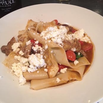 2 Doors Down - Mediterranean Lamb Pappardelle - Canadian (New) Near Me - Halifax, Nova Scotia