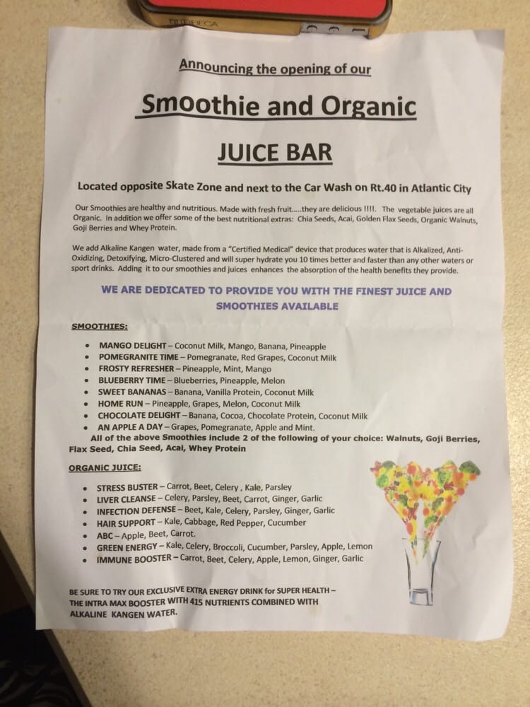 JUICE BAR Updated April 2024 500 N Albany Ave, Atlantic City, New