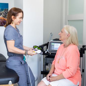 Schrier Family Chiropractic - Mirian is great at explaining how Class IV Laser helps heal the body - Chiropractors Near Me - Delray Beach, Florida Schrier Family Chiropractic - Mirian is great at explaining how Class IV Laser helps heal the body - Chiropractors Near Me - Delray Beach, Florida