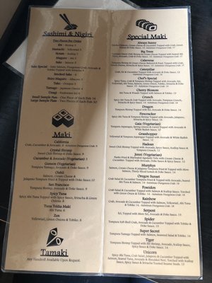 Menu photo 4 Doke Sushi Murphys, CA