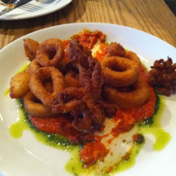 Pizzeria Libretto Danforth - Buttermilk calamari... Partially dug in - Pizza Near Me - Toronto, Ontario