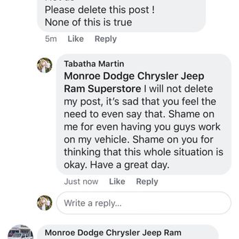 Monroe Chrysler Dodge Jeep Ram Superstore - Service - Facebook post - Auto Repair Near Me - Monroe, Michigan Monroe Chrysler Dodge Jeep Ram Superstore - Service - Facebook post - Auto Repair Near Me - Monroe, Michigan