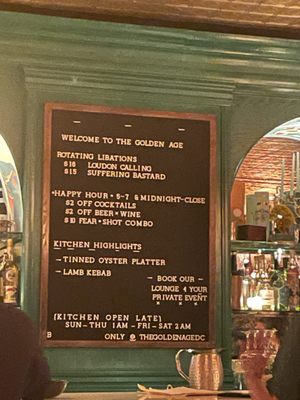 Menu photo 5 The Golden Age Washington, DC, DC Menu photo 5 The Golden Age Washington, DC, DC