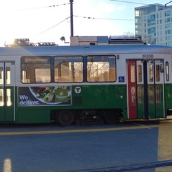 Heath Circle MBTA Station - Green Line - Green Line at Heath Street