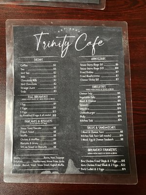 Menu photo 5 Trinity Cafe Trinity, TX