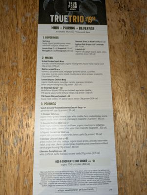Menu photo 5 True Food Kitchen Palo Alto, CA Menu photo 5 True Food Kitchen Palo Alto, CA