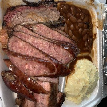 Big "6" Bar-B-Que - 3 meat ribs, alligator sausage, and brisket - Barbeque Near Me - Sugar Land, Texas Big "6" Bar-B-Que - 3 meat ribs, alligator sausage, and brisket - Barbeque Near Me - Sugar Land, Texas