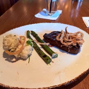 Redstone American Grill - 1/2 entree of BBQ Meatloaf (we split it in two and shared) - Steakhouses Near Me - Eden Prairie, Minnesota