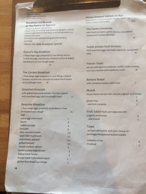 Menu photo 2 The Pantry Hawthorn, SA Menu photo 2 The Pantry Hawthorn, SA