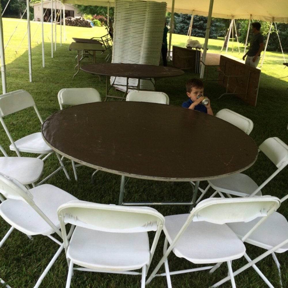 Party Place Rental - 10 people at this table.. Oh no :( - Party Equipment Rentals Near Me - Ray, Michigan Party Place Rental - 10 people at this table.. Oh no :( - Party Equipment Rentals Near Me - Ray, Michigan